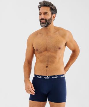 Boxer en coton stretch à ceinture confortable homme - Puma (lot de 2) vue1 - PUMA - GEMO