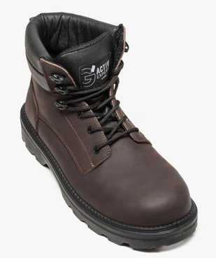 Chaussures hautes de sécurité avec semelle antistatique et résistante aux huiles vue5 - GEMO (SECURITE) - GEMO