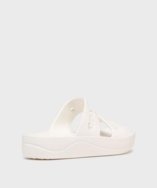 Mules de piscine femme à double brides et semelle plateforme - Crocs vue4 - CROCS - GEMO