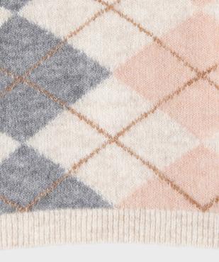 Pull à motif jacquard bébé fille vue3 - GEMO(BEBE DEBT) - GEMO