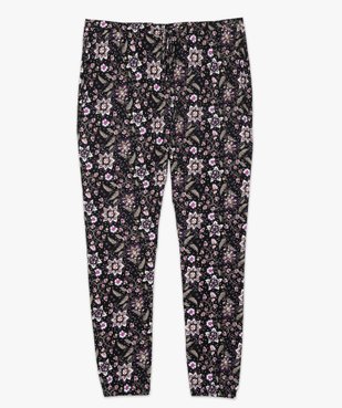 Pantalon de pyjama femme resserré dans le bas vue4 - GEMO(HOMWR FEM) - GEMO