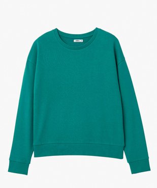 Sweat femme uni intérieur bouclettes vue4 - 1E PRIX BY GEMO - GEMO