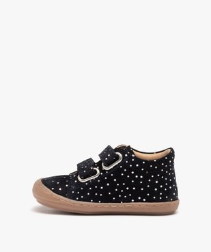 Chaussures premiers pas bébé fille dessus cuir – NA! vue4 - NA! - GEMO