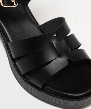 Sandales à talon sur semelle plateforme femme - Follow Me vue6 - FOLLOW ME - GEMO