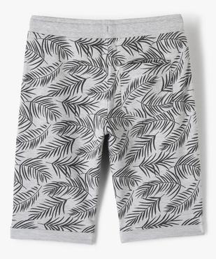Bermuda garçon à motifs feuillage et taille élastiquée vue3 - GEMO (JUNIOR) - GEMO