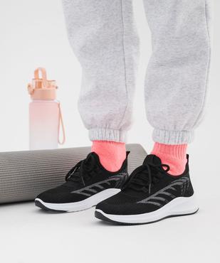 Baskets basses running en mesh à lacets femme - Valentina Baldano vue1 - VALENTINA BALDA - GEMO