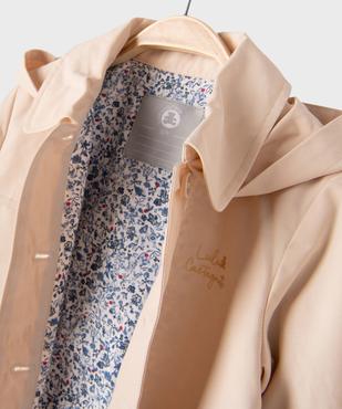 Imperméable à capuche à doublure fleurie bébé fille - LuluCastagnette vue4 - LULUCASTAGNETTE - GEMO