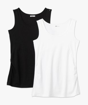 Débardeur femme spécial allaitement (lot de 2) vue12 - GEMO (MATER) - GEMO