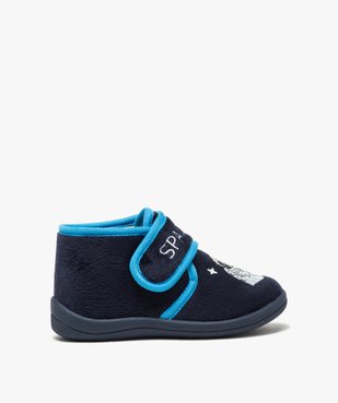 Chaussons garçon bottillons en velours ras astronaute vue1 - Nikesneakers C4G GARCON - Nikesneakers