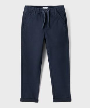 Pantalon chino Regular taille élastique garçon vue1 - GEMO 4G GARCON - GEMO