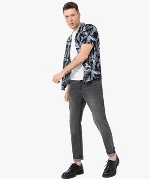 Chemise homme imprimée à manches courtes vue5 - GEMO (HOMME) - GEMO