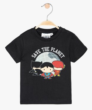Tee-shirt bébé garçon à manches courtes - Justice League imprimé super-héros vue1 - DC COMICS - GEMO