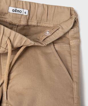 Pantalon cargo 6 poches garçon vue5 - GEMO (ENFANT) - GEMO