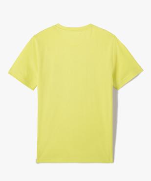 Tee-shirt à message manches courtes garçon vue3 - GEMO (JUNIOR) - GEMO