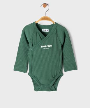 Ensemble naissance évolutif 3 pièces bébé : body, pantalon, bonnet vue2 - GEMO 4G BEBE - GEMO