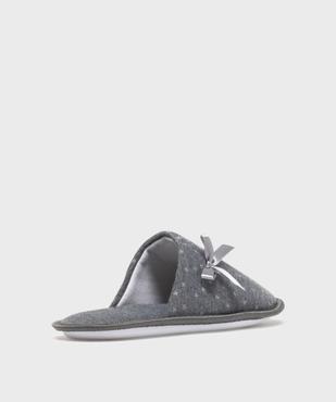 Chaussons mules en jersey étoilé femme vue4 - GEMO(HOMWR FEM) - GEMO