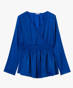 Blouse à manches longues et col cache-coeur spéciale maternité vue4 - GEMO (MATER) - GEMO
