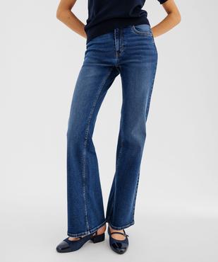 Jean flare taille haute femme - LuluCastagnette vue1 - LULU CASTAGNETTE GEMO FOR GOOD - GEMO