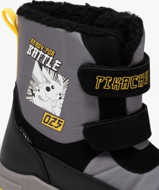 Après-ski garçon imprimés Pikachu à double scratch - Pokemon vue6 - POKEMON - GEMO