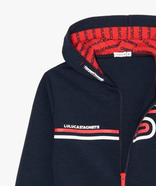 Sweat garçon zippé avec capuche – Lulu Castagnette vue3 - LULUCASTAGNETTE - GEMO
