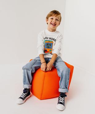 Tee-shirt manches longues imprimé jeu vidéo garçon vue5 - GEMO 4G GARCON - GEMO