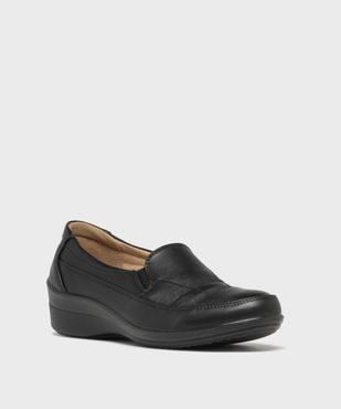 Mocassins confort femme unis avec détails brillants vue8 - G'FLEX - GEMO