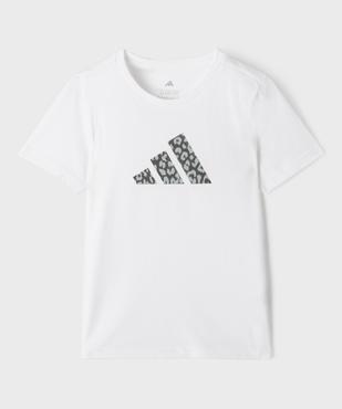 Tee-shirt manches courtes avec large logo fille - Adidas  vue1 - ADIDAS - GEMO