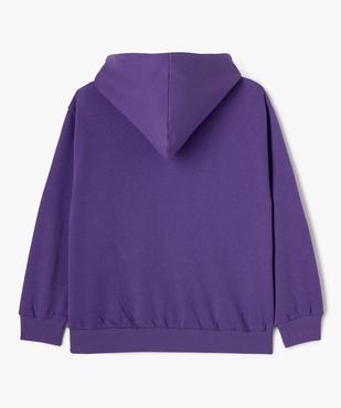 Sweat à capuche à motif fille vue3 - GEMO (JUNIOR) - GEMO