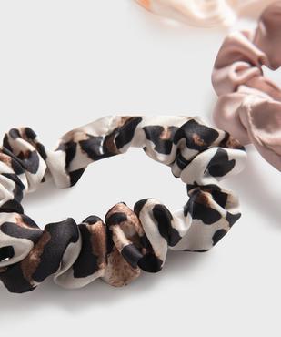 Chouchous cheveux assortis en satin femme (lot de 6) vue2 - GEMO (ACCESS) - GEMO
