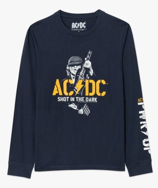 Tee-shirt homme avec motif ACDC à manches longues vue4 - ACDC - GEMO