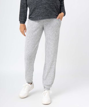 Pantalon de grossesse jogger en maille douce vue1 - GEMO (MATER) - GEMO