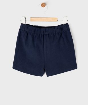 Short à ponts ample avec boutons fantaisie bébé fille - LuluCastagnette vue10 - LULUCASTAGNETTE - GEMO