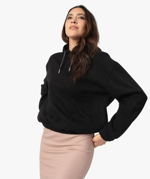 Sweat femme à capuche avec finitions élastiquées vue1 - Nikesneakers(FEMME PAP) - Nikesneakers