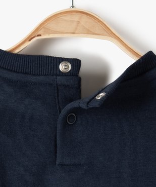 Sweat bébé garçon imprimé en molleton vue4 - GEMO C4G BEBE - GEMO