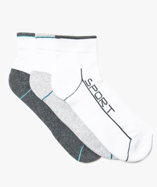 Chaussettes de sport bien-être - Lot de 3 vue1 - GEMO(HOMWR HOM) - GEMO