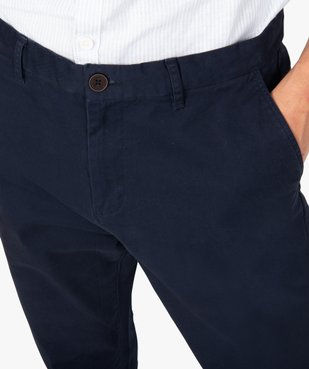 Pantalon chino en coton stretch homme vue5 - GEMO 4G HOMME - GEMO