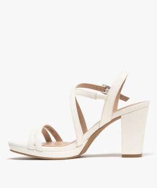 Sandales à brides à talon haut femme - Valentina Baldano vue3 - VALENTINA BALDA - GEMO