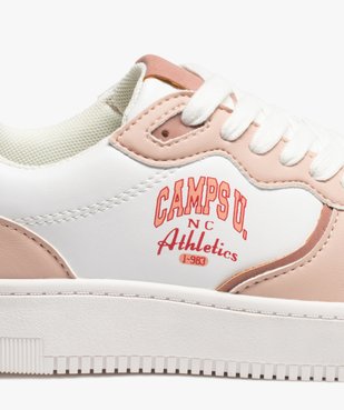 Tennis femme bicolores à lacets – Camps United vue6 - CAMPS UNITED - GEMO