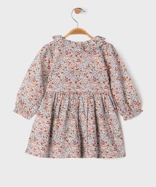 Robe à motifs fleuris bébé fille - LuluCastagnette vue4 - LULUCASTAGNETTE - GEMO