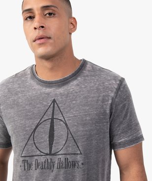 Tee-shirt homme effet vintage imprimé - Harry Potter vue3 - HARRY POTTER - GEMO