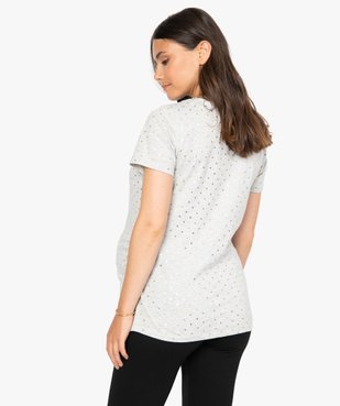 Tee-shirt de grossesse à plumetis brillants vue3 - Nikesneakers (MATER) - Nikesneakers