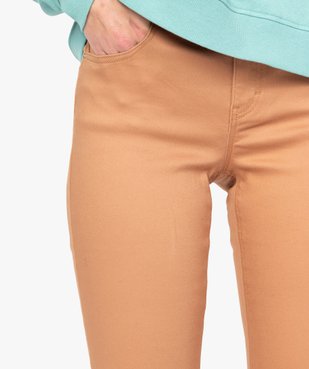 Pantalon femme coupe slim en toile extensible vue2 - GEMO(FEMME PAP) - GEMO