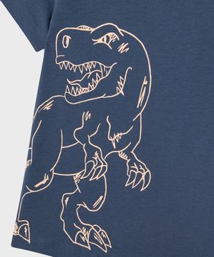 Tee-shirt manches courtes avec motif animal garçon vue2 - GEMO 4G GARCON - GEMO