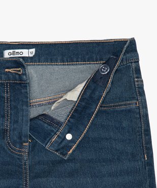 Jean fille coupe slim extensible 4 poches vue2 - GEMO (JUNIOR) - GEMO