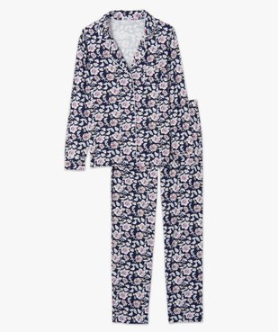 Pyjama femme deux pièces : chemise et pantalon vue4 - GEMO(HOMWR FEM) - GEMO