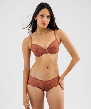 Soutien-gorge corbeille en dentelle à armatures vue1 - GEMO(HOMWR FEM) - GEMO