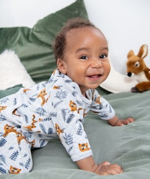 Pyjama dors-bien bébé en velours avec motifs tigres vue5 - GEMO(BB COUCHE) - GEMO