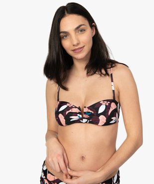 Haut de maillot de bain femme à bretelles multipositions vue1 - GEMO (PLAGE) - GEMO