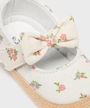 Chaussons de naissance ballerines fleuries à fleurs bébé fille  vue12 - LITTLE LOVE GEMO FOR GOOD - GEMO