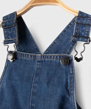 Salopette courte en jean bébé garçon vue4 - GEMO(BEBE DEBT) - GEMO